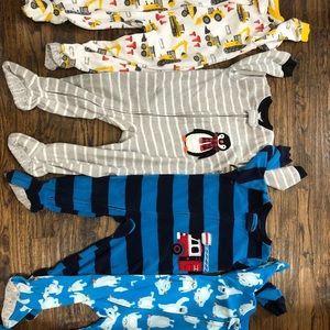 Carter’s fleece onsie pajamas - 18 mos